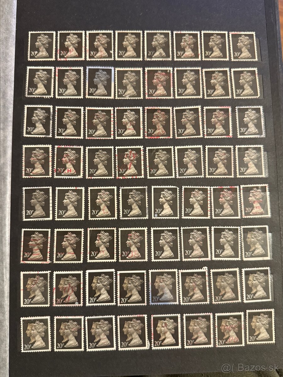 Predám staré poštové známky Veľká Británia - 13