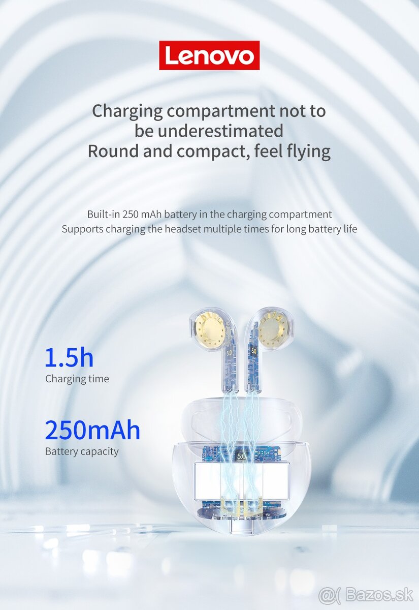 Predam sluchatka sluchadla nove Lenovo HT38 - 13