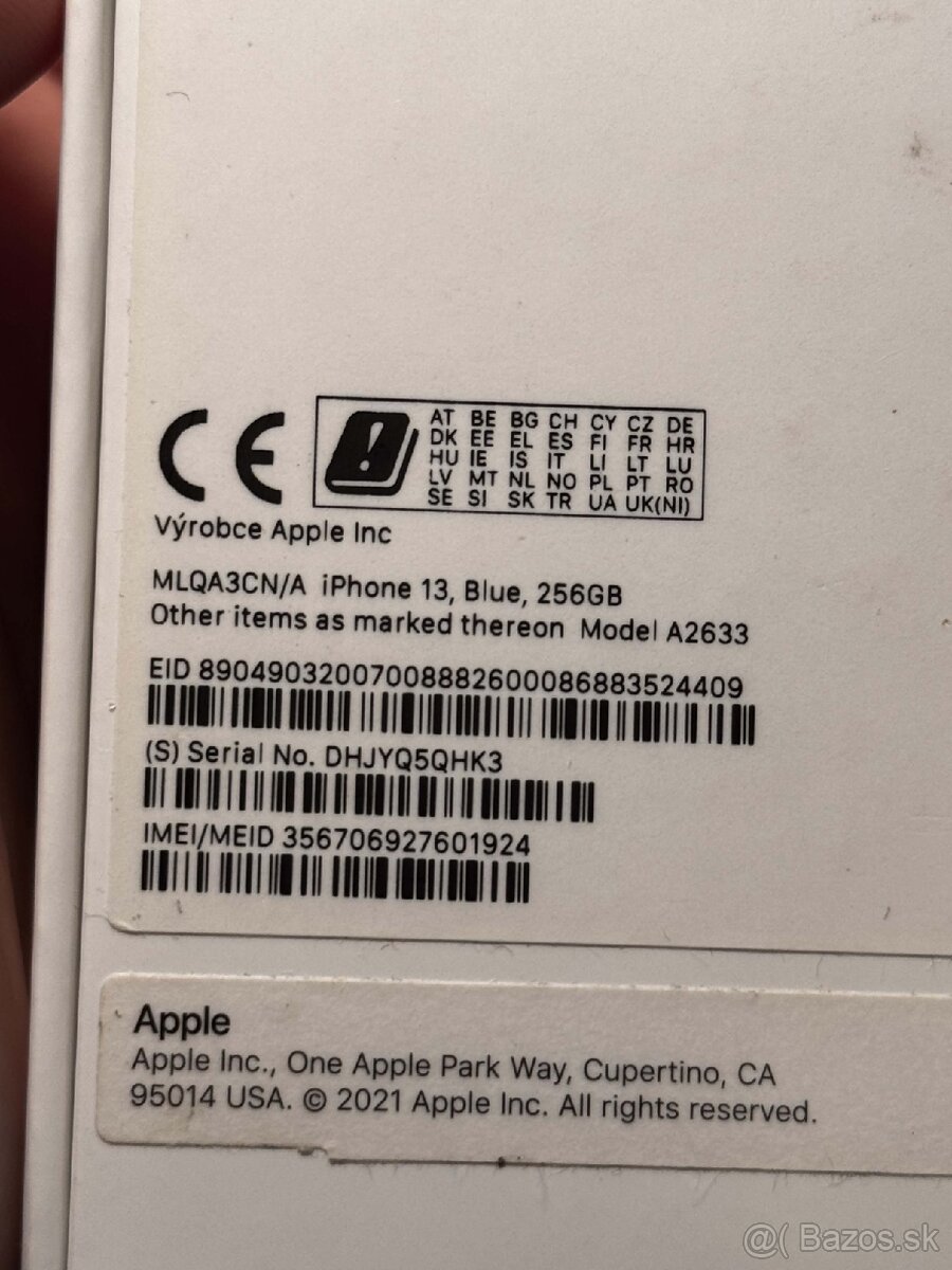 Iphone 13, 100% Nová Batéria - 13