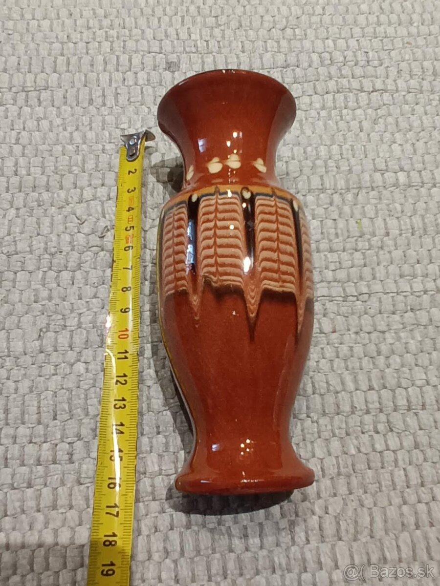 Bulharská keramika - váza + popolník - 13