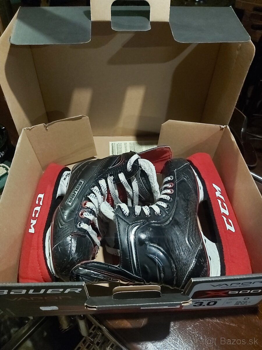 Hokejové ribano,korčule,chraniče,hokejky - 13