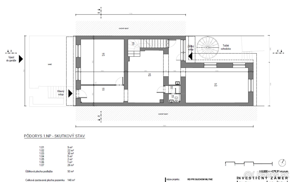 Na predaj rodinný dom ul. Pri Suchom mlyne BA-Staré Mesto - 13