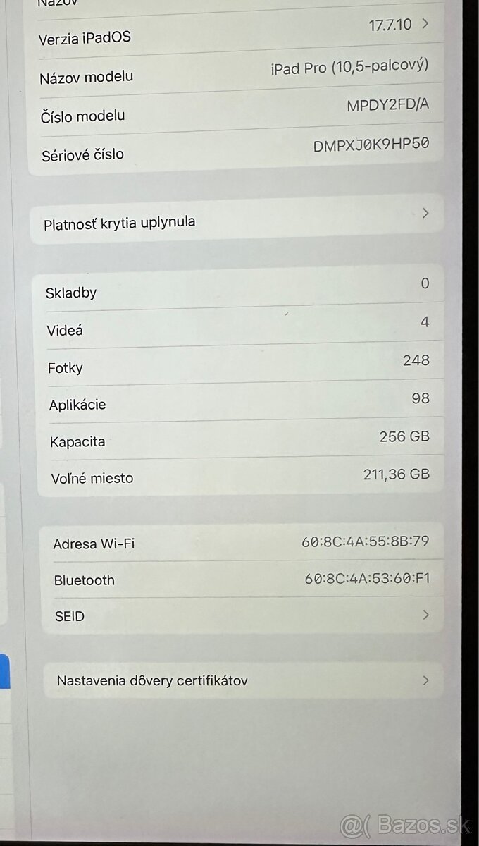 iPad Pro 10,5 256gb - 13