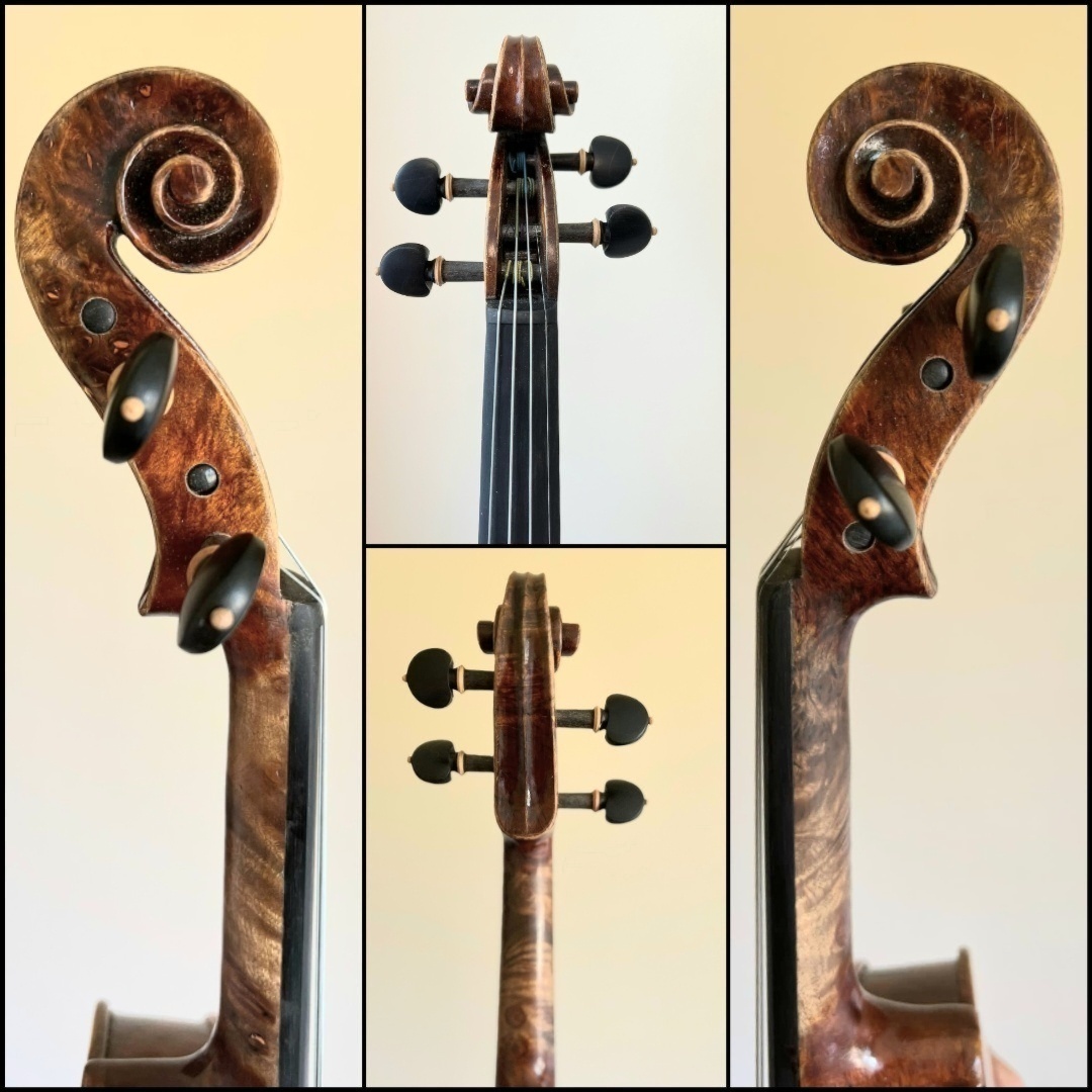 husle 4/4 model Stradivari ( očkový javor) - 13