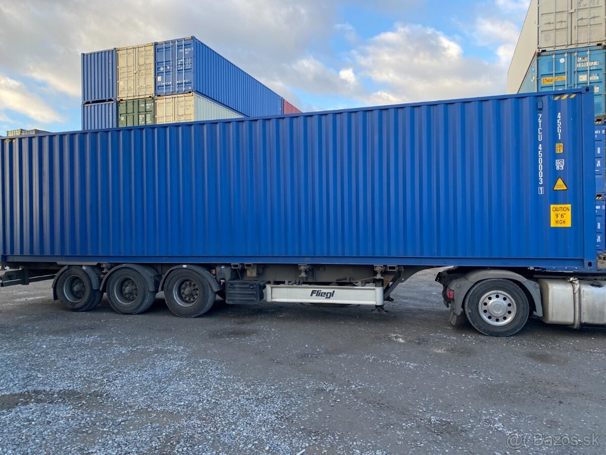 Nový Lodný kontajner sklad DV - DC 20 " HC 40 " 6m 12m - 13