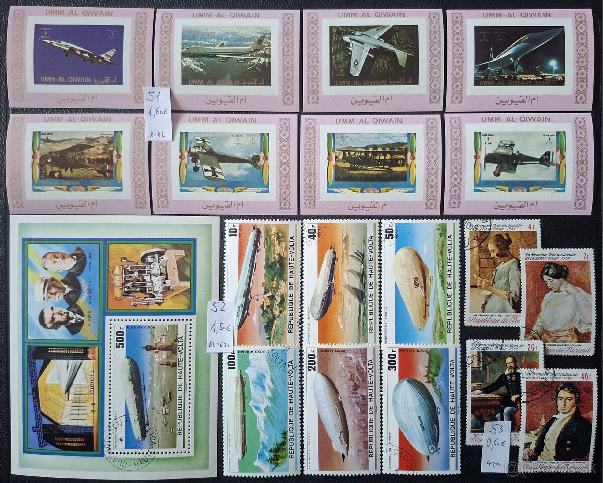 Postove znamky 5 (91poloziek) - 13