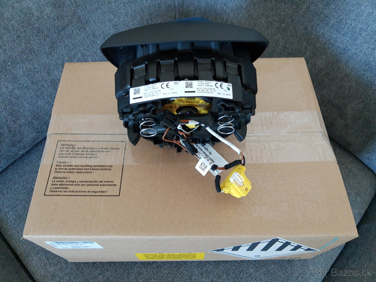 Komplet nový originálny MF volant Škoda + nový airbag - 13
