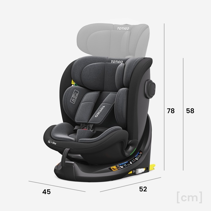 Nová autosedačka 40-150cm, ISOFIX I-size... - 13