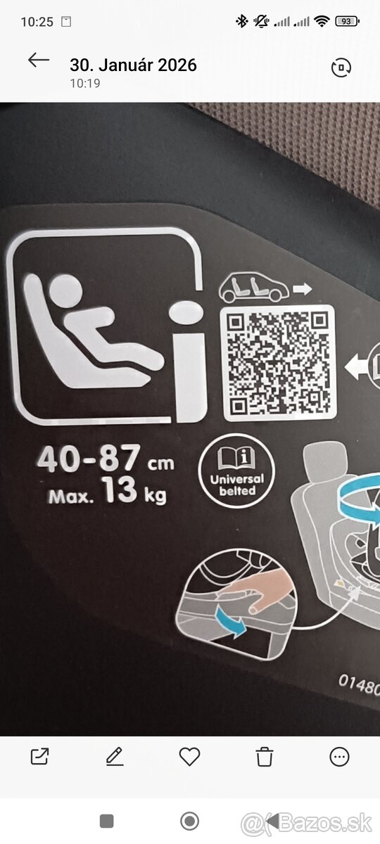 Polohovateľné vajíčko ( autosedačka) - 13