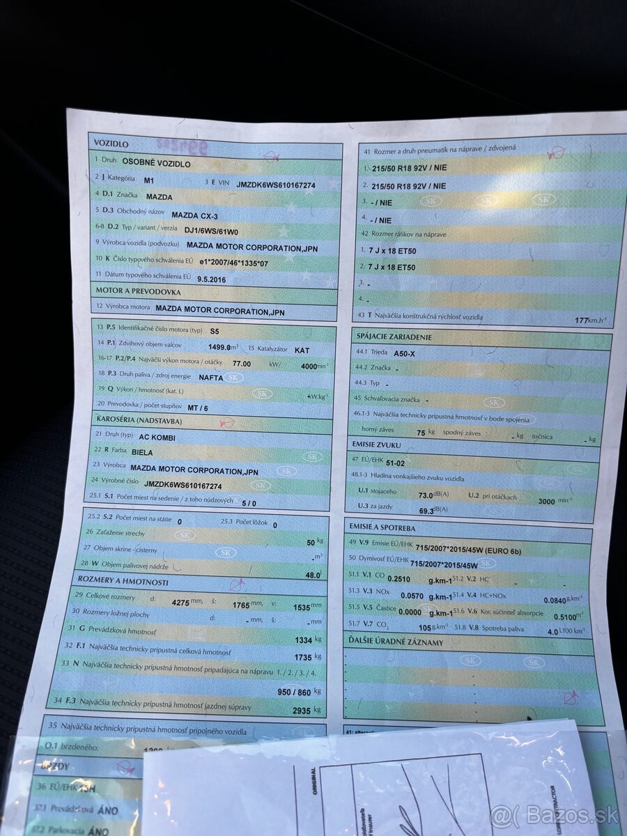 Predam Mazda cx3 2016 diesel 1,5 - 13