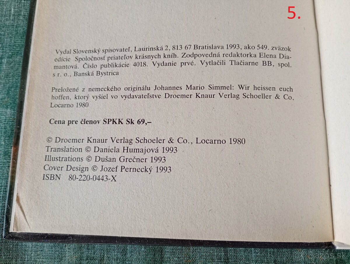 Knihy na predaj (18.) - 13