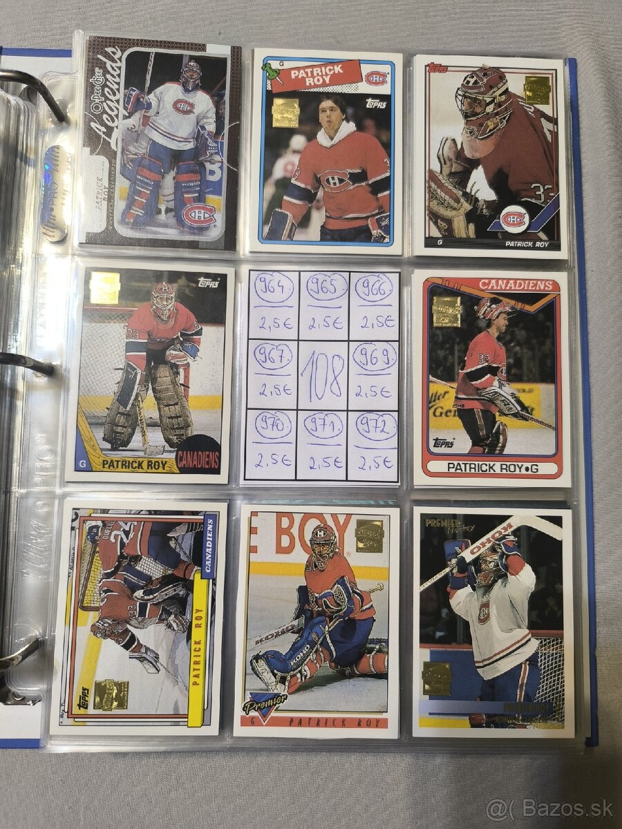 Hokejové kartičky - Patrick Roy 4 - 13