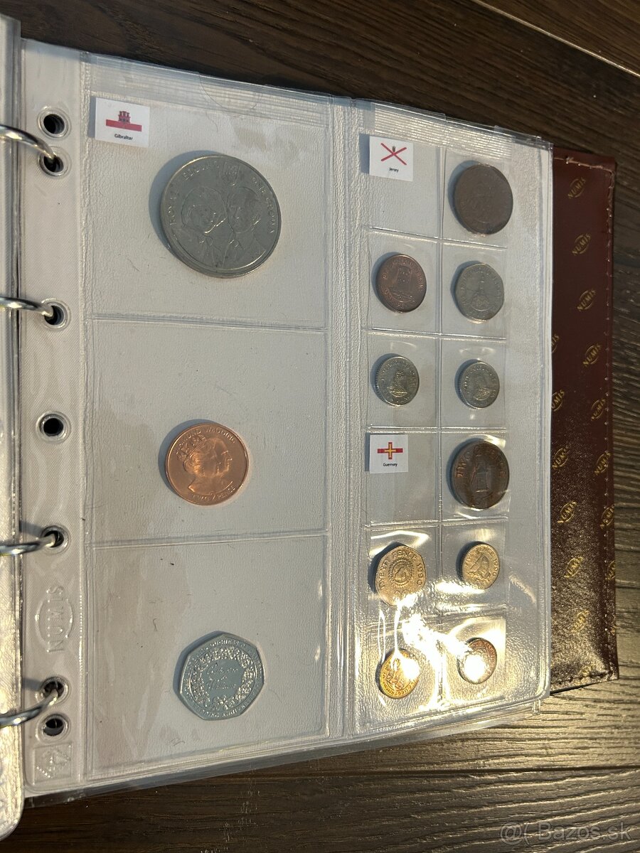 Mince z celého sveta 201 ŠTÁTOV A 30 TERITÓRIÍ v koži - 13