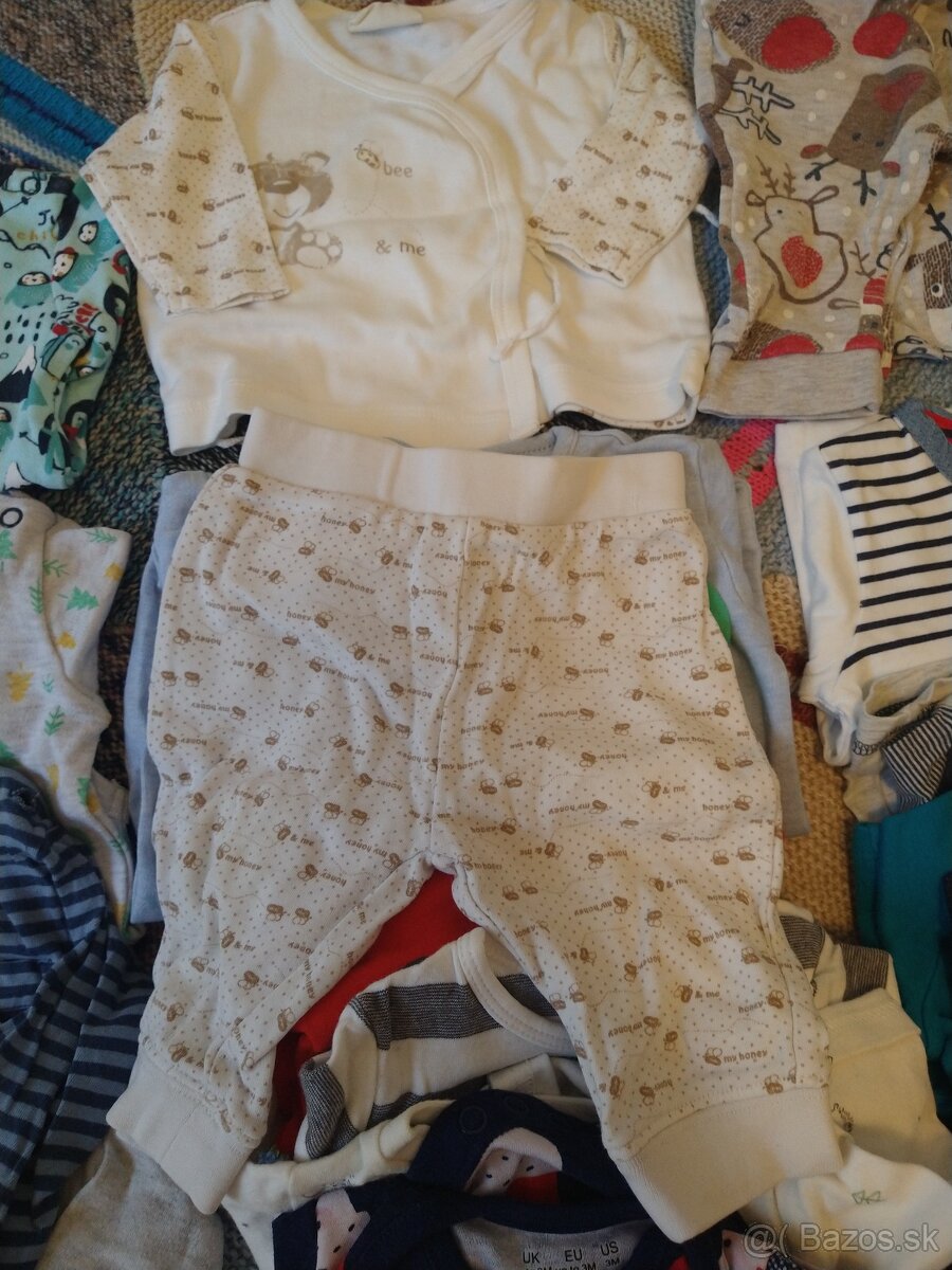 Balík chlapčenkého dojčenského oblečenia veľ. 56-68 - 13