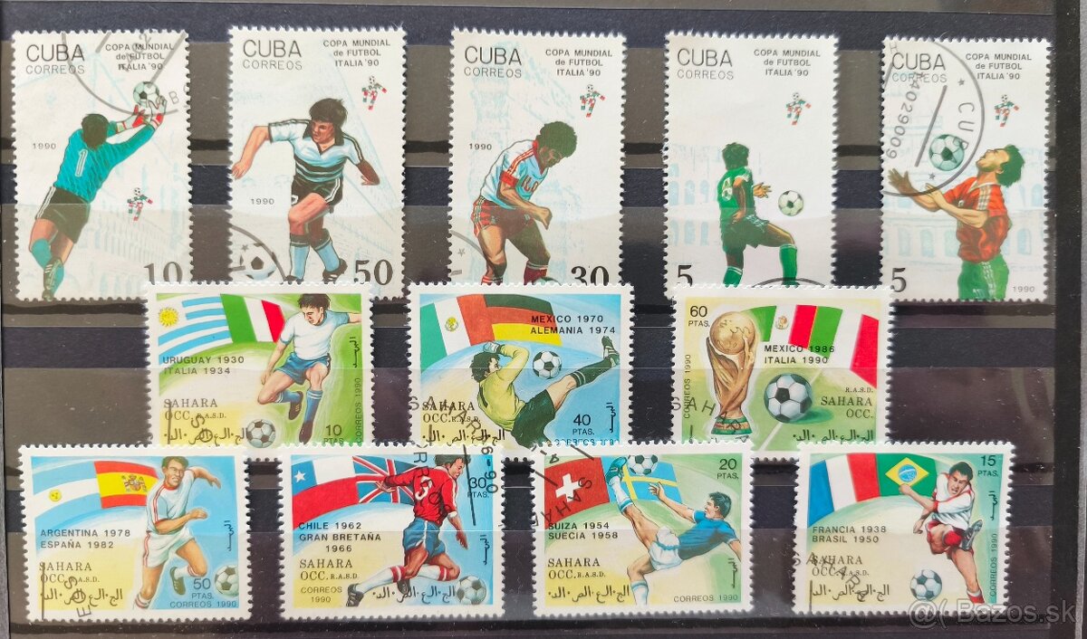 Známky futbal - 13