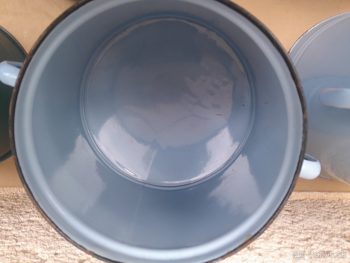 Smaltované riady chalupárske dekorácie . - 13