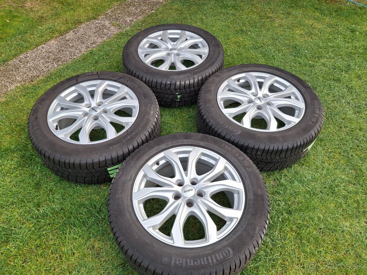19" ALU 5x112 na AUDI Q7 + zimné 255/55 r19 Conti 8mm - 13