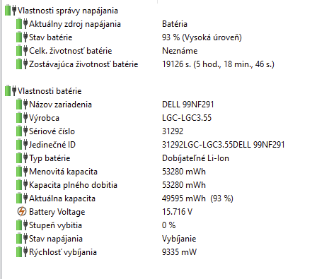 Notebook DELL Latitude 3500 - i5 / SSD / nová batéria - 13