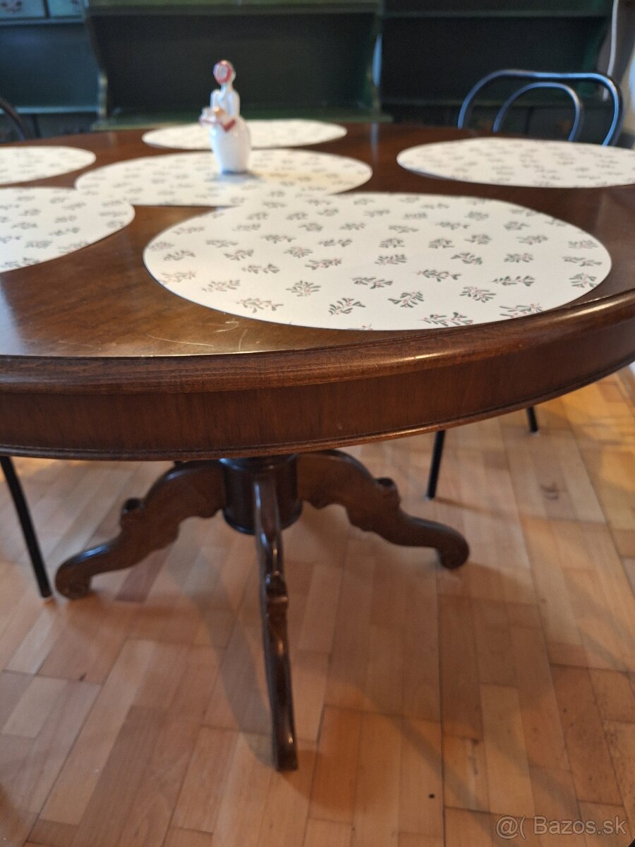 Komoda,stol jedalensky, konferecny velka komods retro set - 13