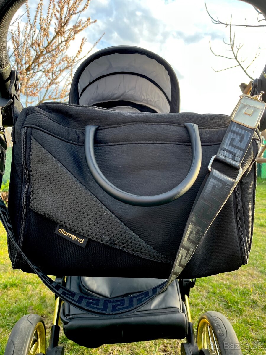 Kočík JUNAMA Exclusive + zadarmo koženný fusak s rukavicami - 13