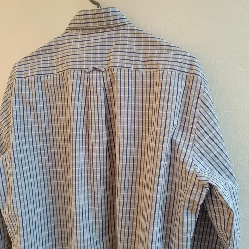 GANT colorado melange fialová pruhovaná košeľa kockovaná M - 13