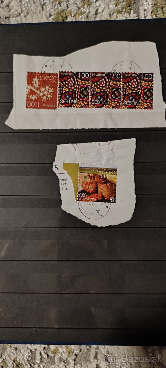 Poštove známky na obalkach - 13