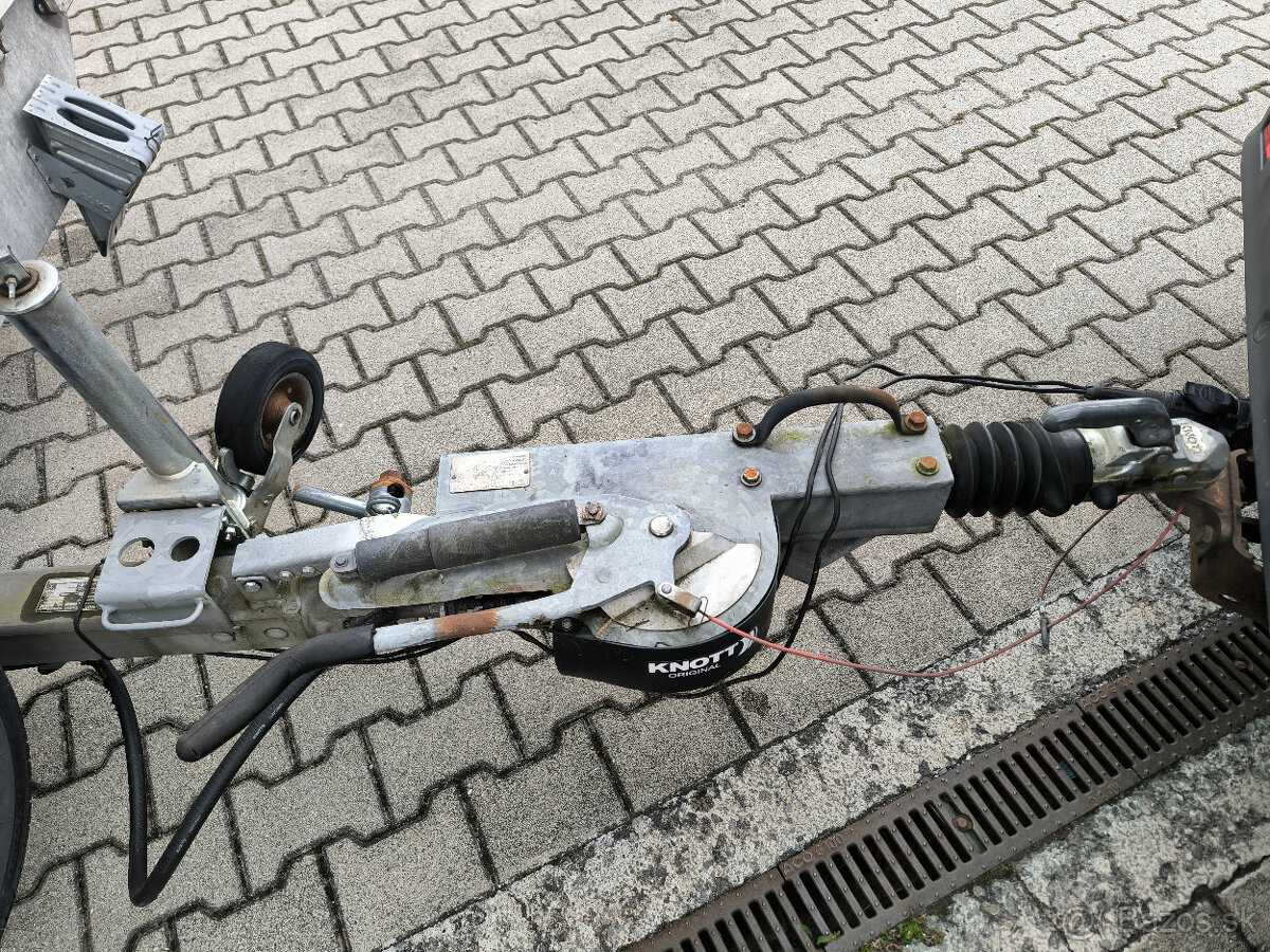 Nákladný príves UNIKOL s plachtou, nosnosť 2420 kg - 13