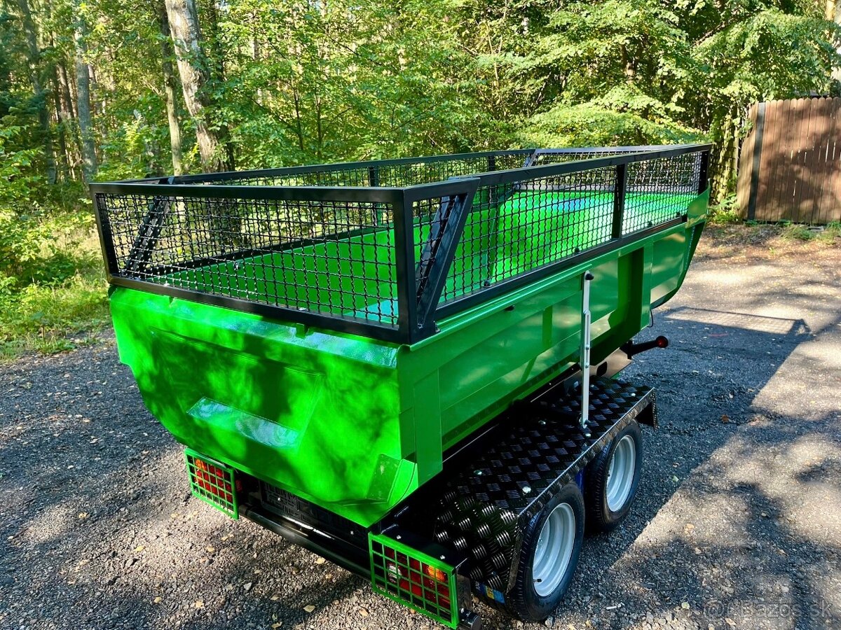 Sklápěcí přívěsný vozík do 750 kg – za auto i čtyřkolku malo - 13