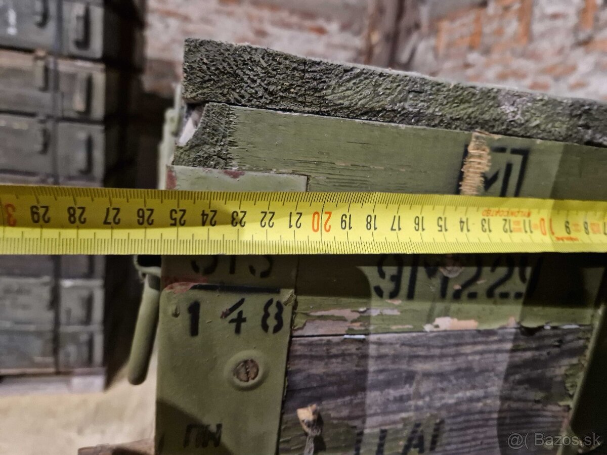 Vojenské ARMY bedne krabice debny - 13