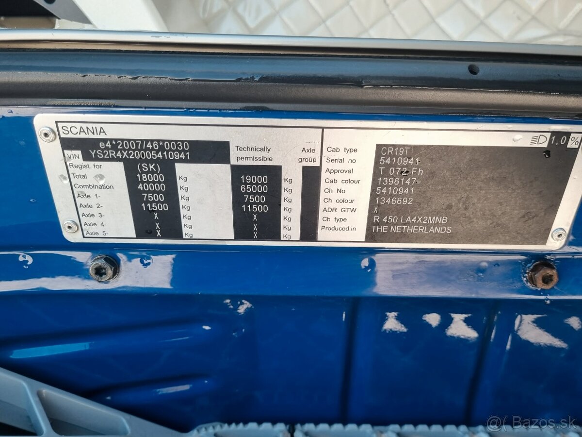 ťahač scania Streamline R450 Standart - 13