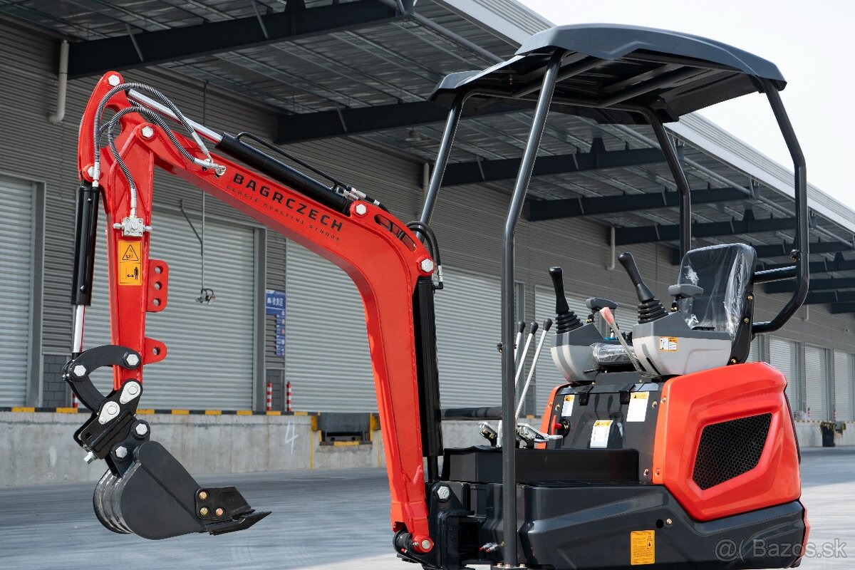 Minibagr 1200kg, A12, BAGRCZECH - 13