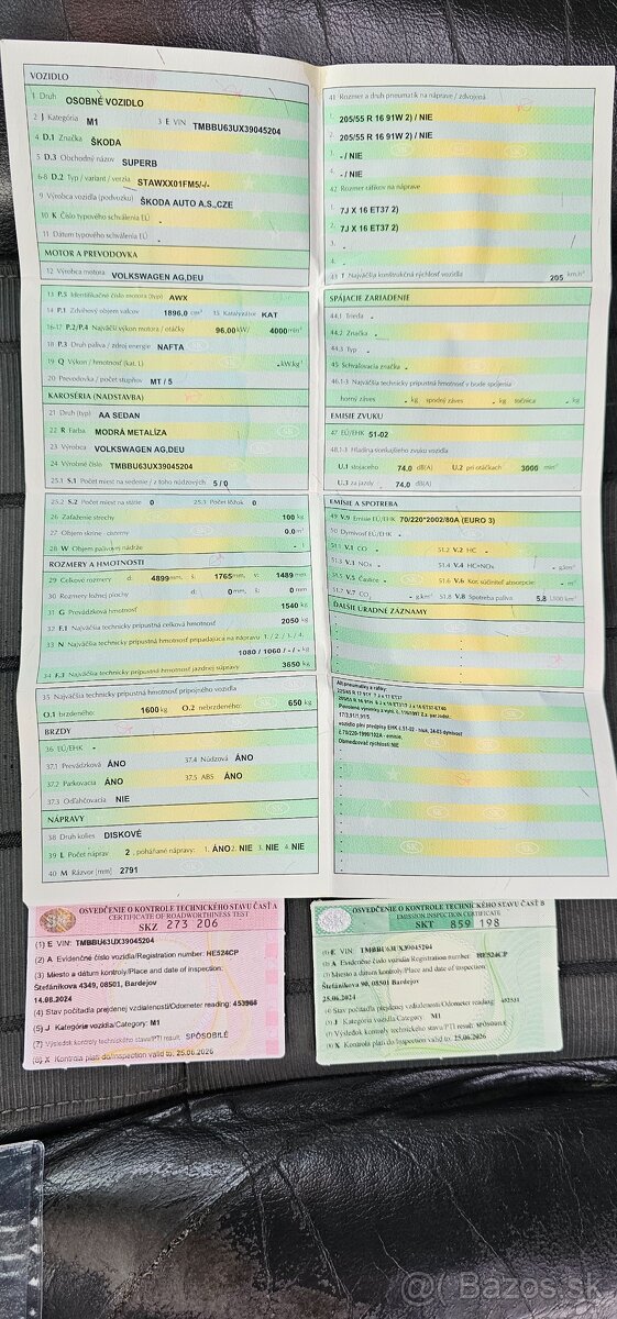 Škoda Superb 1.9 TDI - 96kw - 13