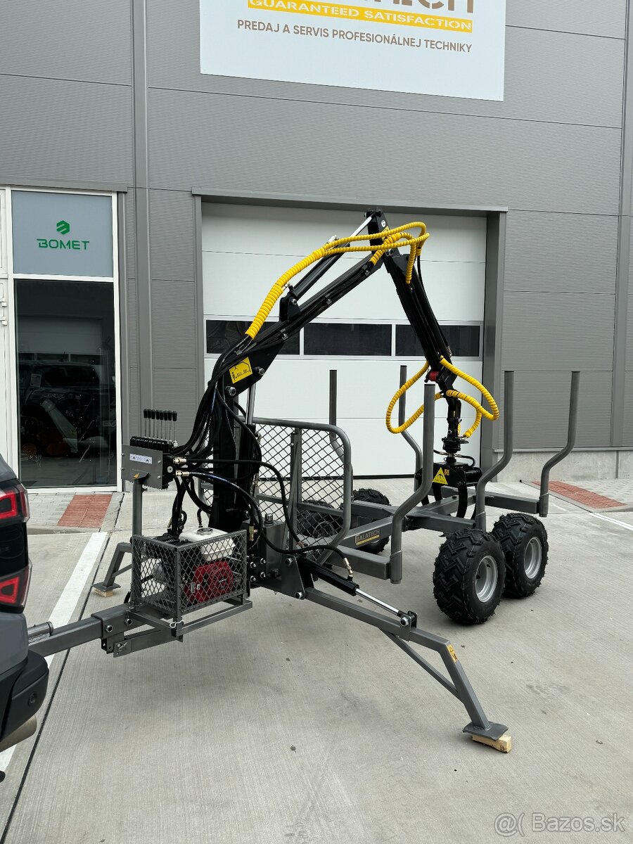 Vývozka - príves na drevo JANSEN HRW-30 3T - 13