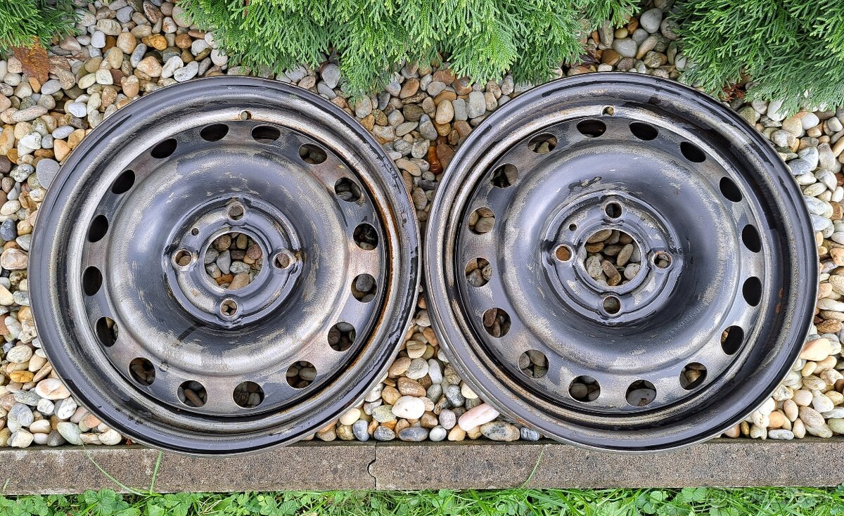 PLECH. DISKY PO 1 KUSE - ŠKODA, FIAT, PEUGEOT, FORD,RENAULT, - 13