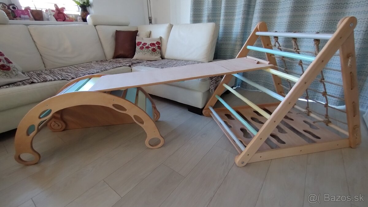 3 stranný bukový Piklerovej trojuholník montessori - 13