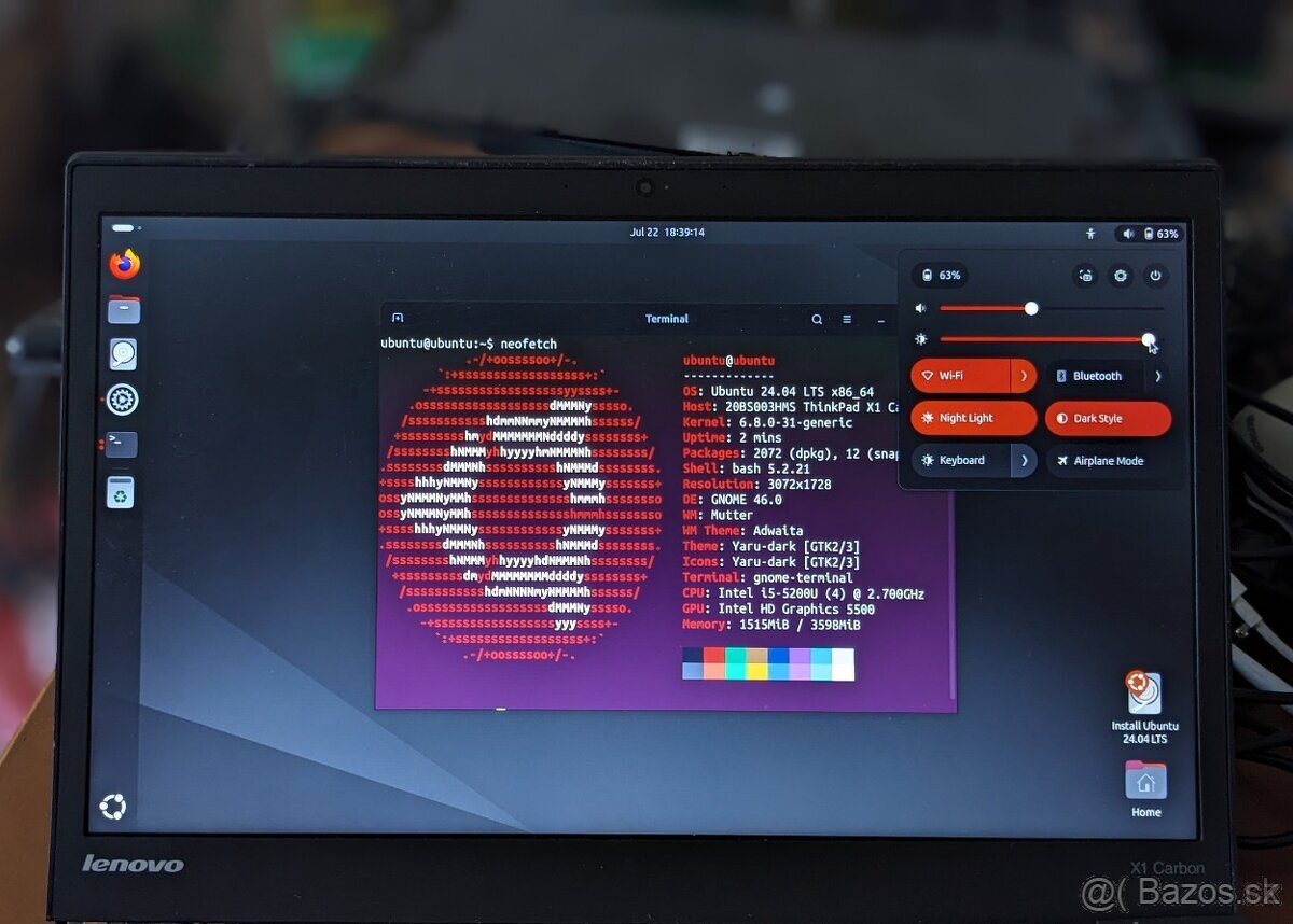 Lenovo Thinkpad X1 carbon - 13