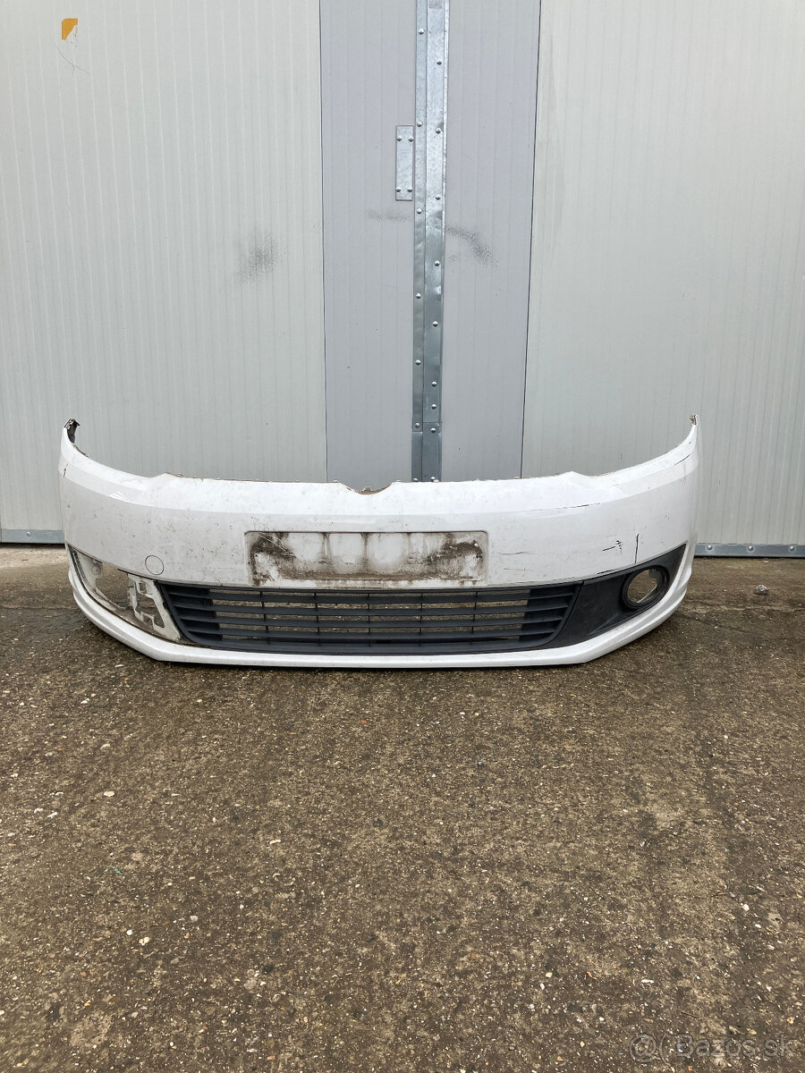 predni naraznik vw touran caddy 10-14 bily - 13