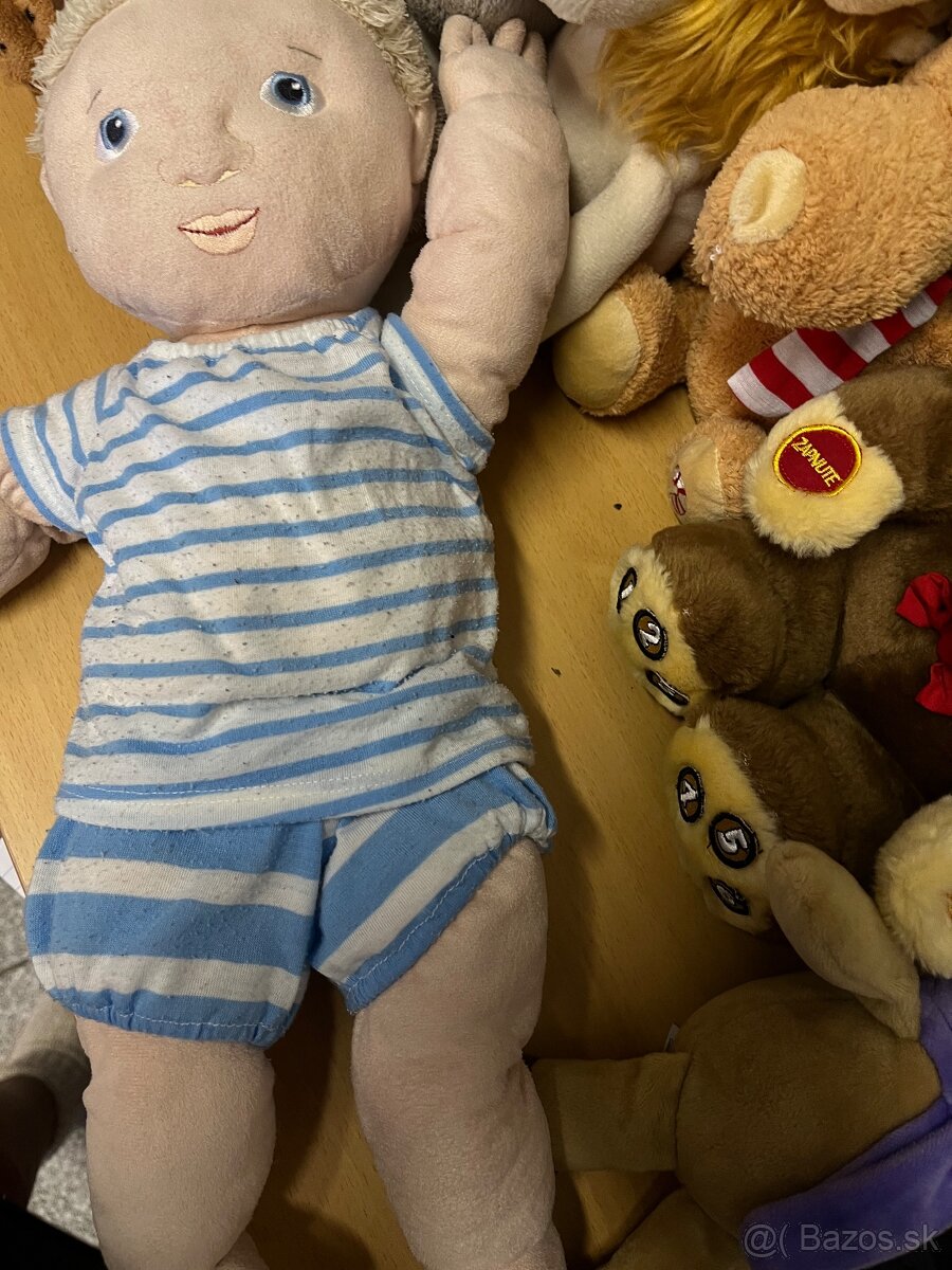 Plyšové postavičky-macko, sob, lev a iné - 13