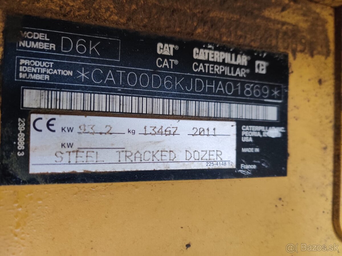 Pásový DOZÉR CAT D6K LGP - 13