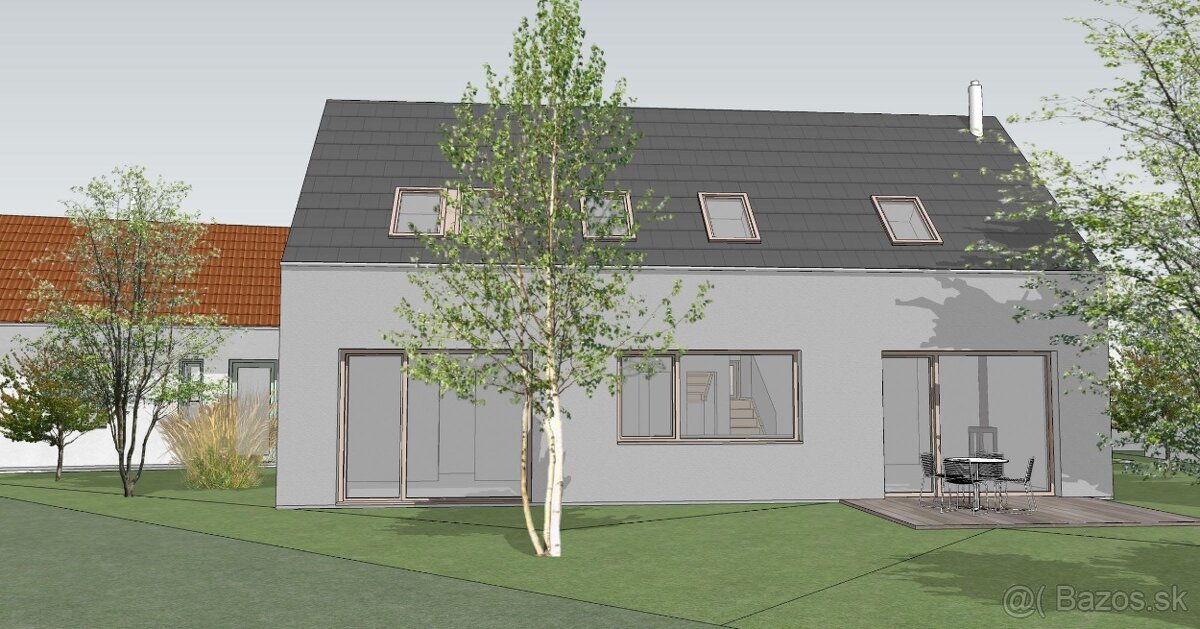 Stavebný pozemok v centre Lozorna s platným stav. povolením - 13