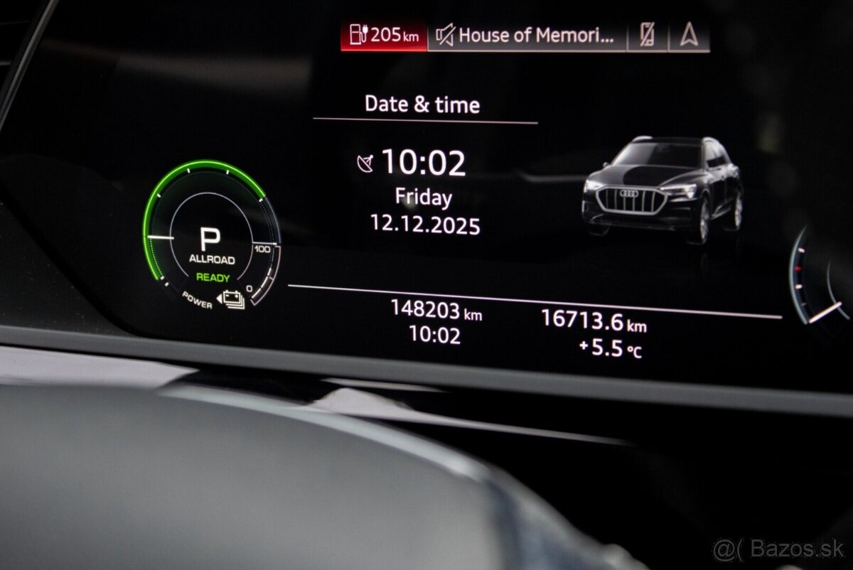 Audi E-tron 55 quattro Advanced 300 kW Možný odpočet DPH - 13