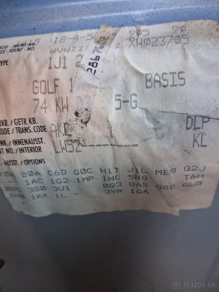 Rozpredám golf 4. - 13