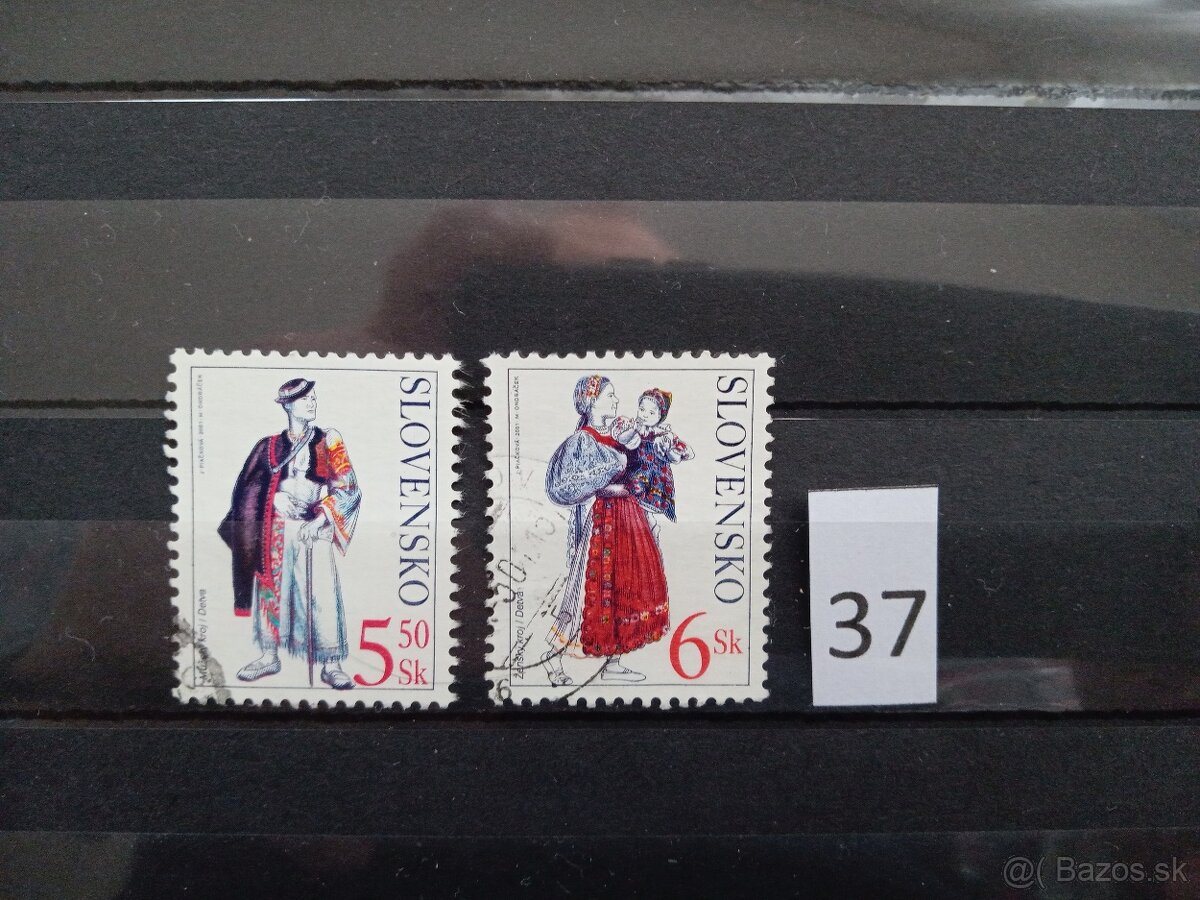 Poštové známky č.486 - SLOVENSKO - II. - 17 ks sérií - 13