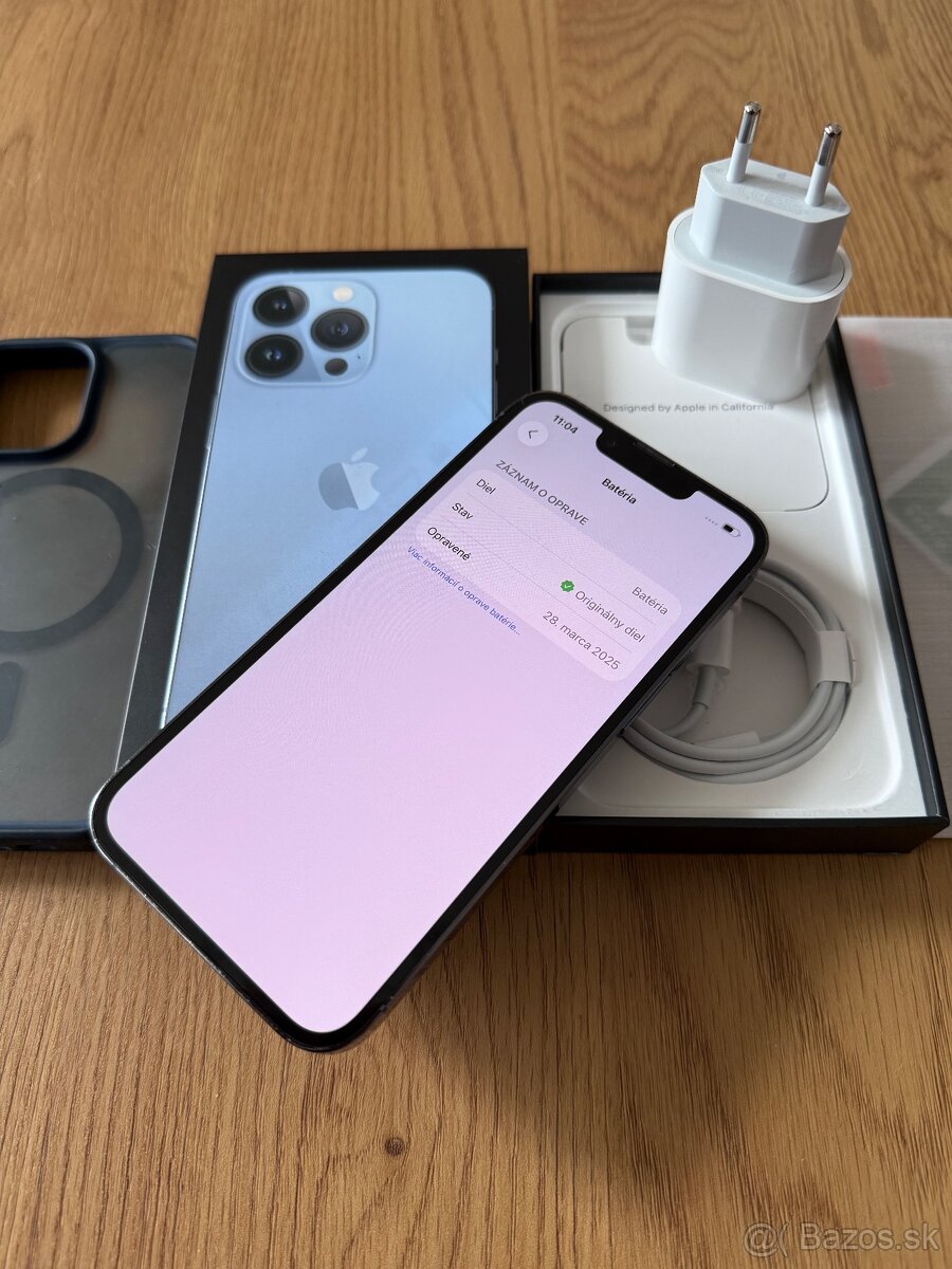 iPhone 13 Pro 256 gb Sierra Blue v záruke + príslušenstvo - 13