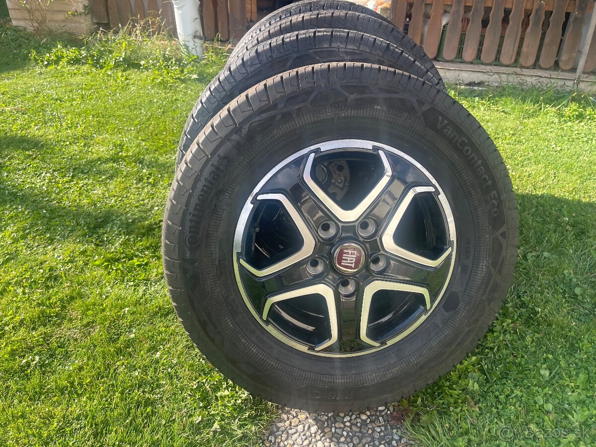 Predám elektróny na karavan-dodávku 215/75 R16 Záťažové - 13