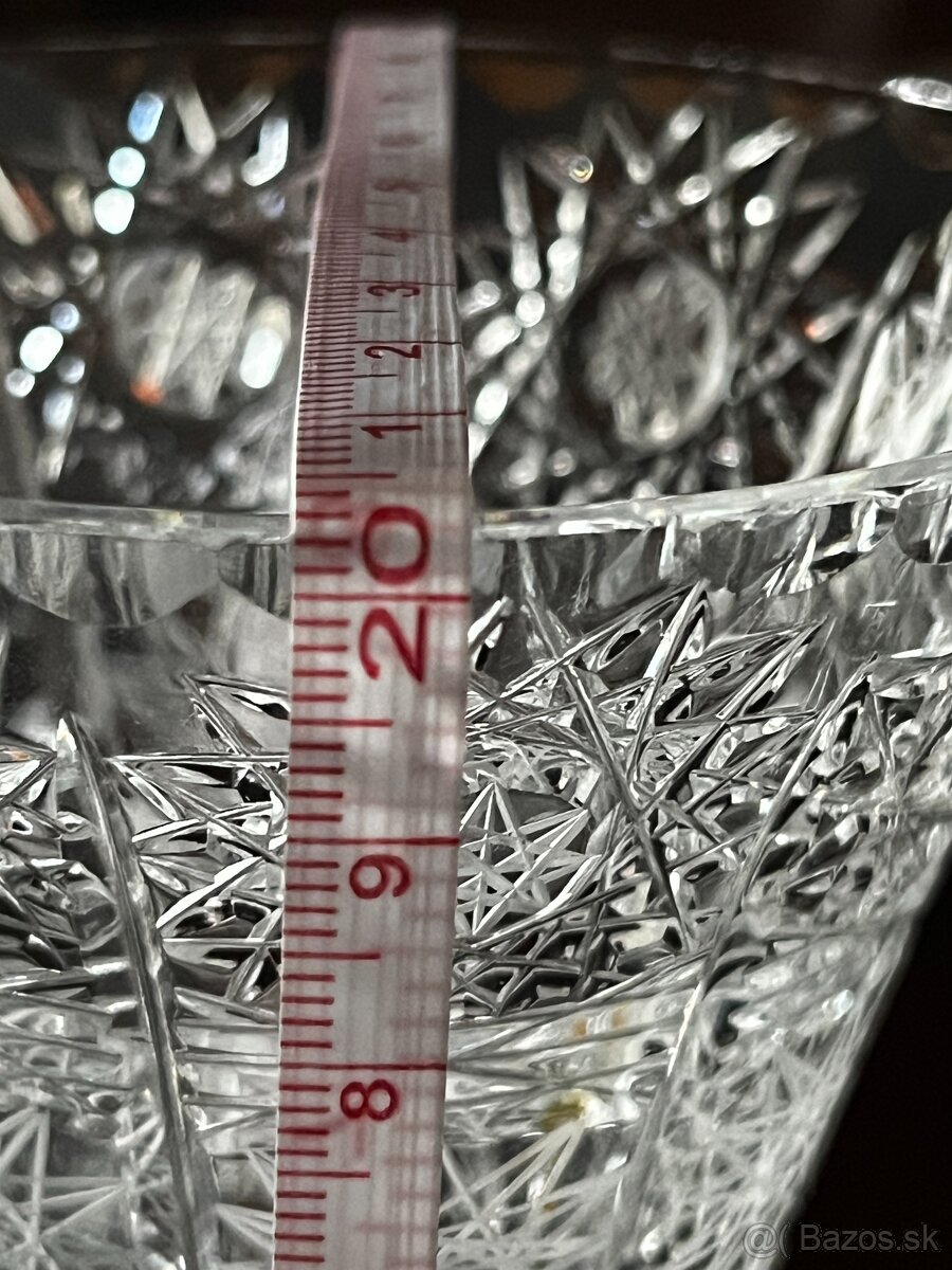 Kryštáľová váza 20 cm - 13