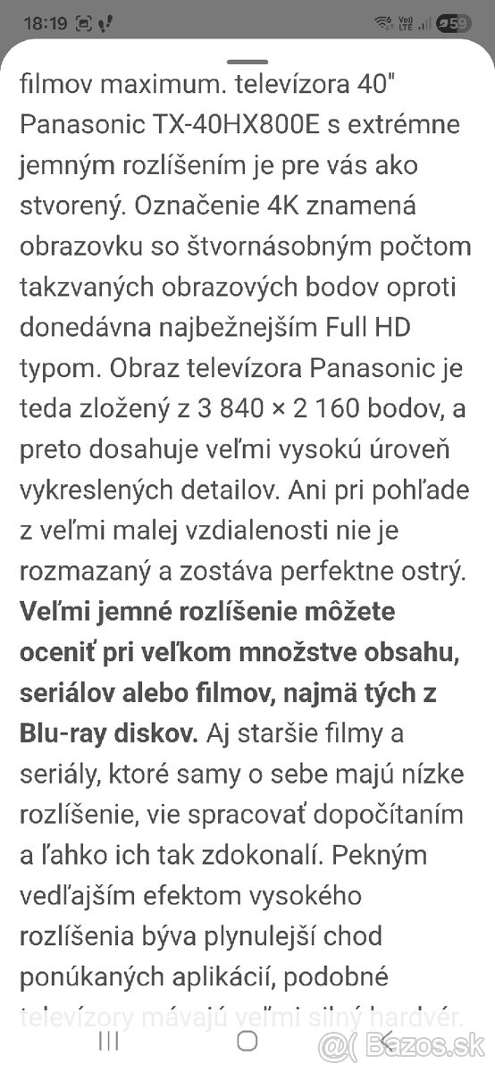 Televizor Panasonic HX800 4K UltraHD - 13