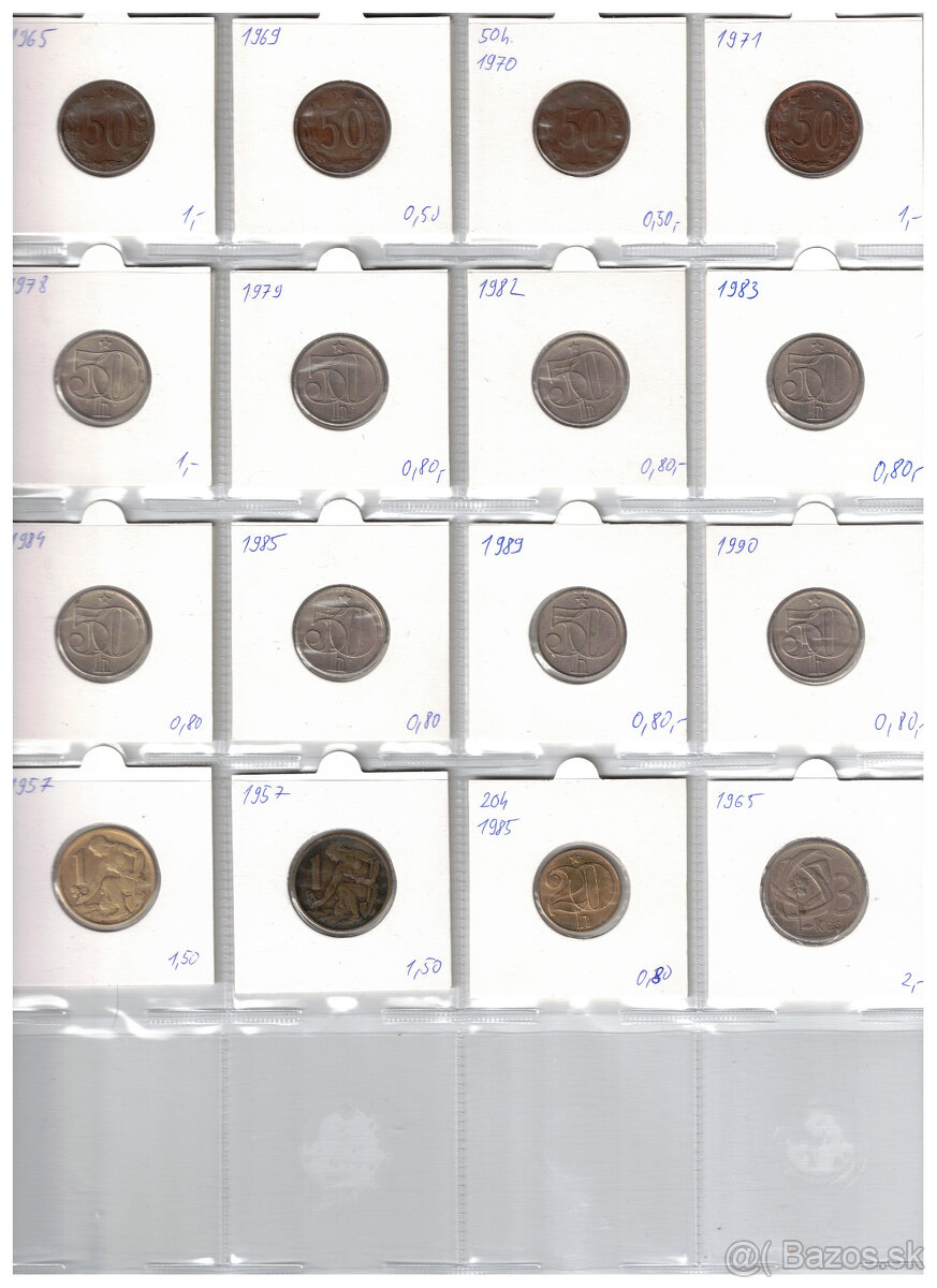 Obehove mince CSSR 1946-1992 - 13