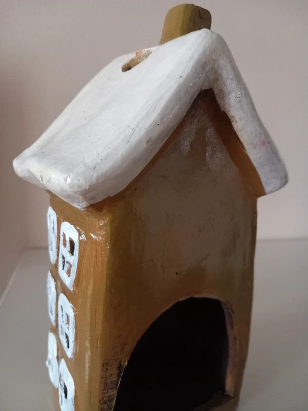 Keramický domček na čajovku 20,5x11,5x7,5 cm - 13