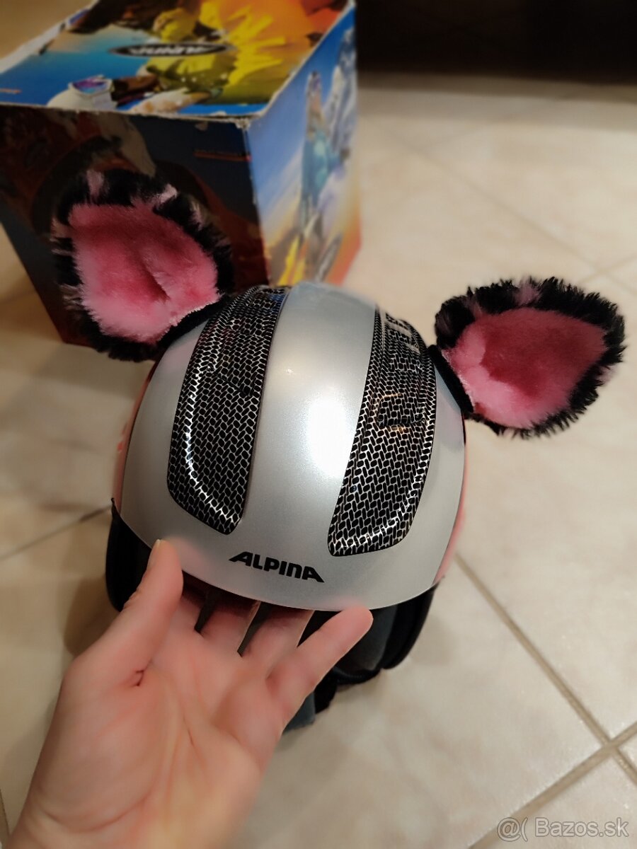 Detská lyžiarska prilba ALPINA 51-55 + okuliare SALICE - 13